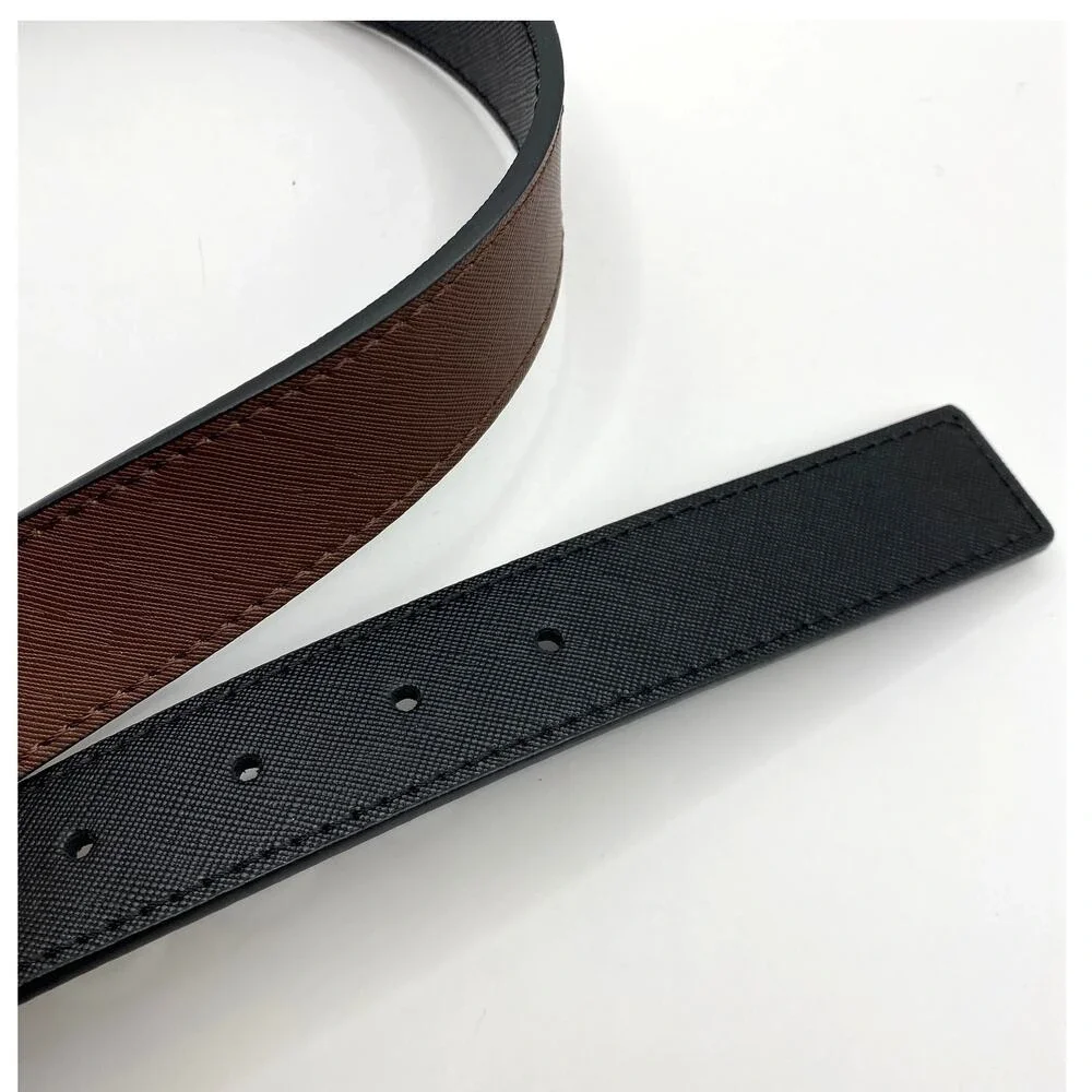 True Religion Reversible Buckle Belt Men Size 36 Black Brown Classic Preppy NWT